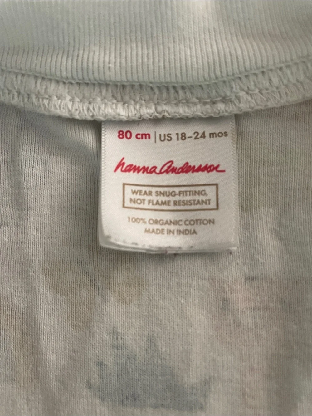 Hanna Andersson zipper pajamas- 18-24 months